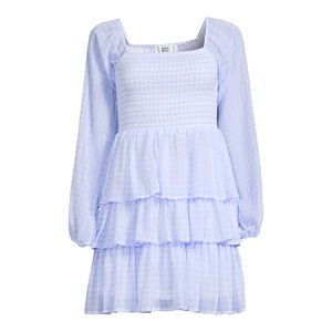 Triple Ruffle Smocked Peasant Dress